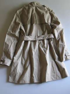 KENNETH COLE REACTION New Khaki Belted Rain Coat Trench Jacket Womens 