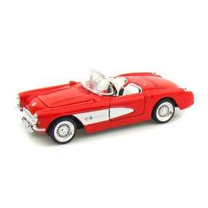  1957 Chevy Corvette Convertible 1/24   Red Toys & Games