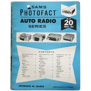    Sams Photofact Tape Recorder TR 8 1964 Howard W Sams Books