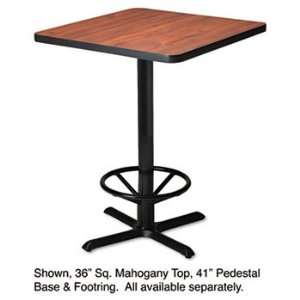  Hospitality Table X Pedestal Base, 28 High, Black