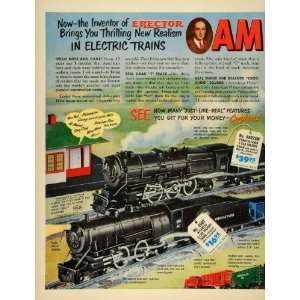  Erector Atlantic Freight Station   Original Print Ad