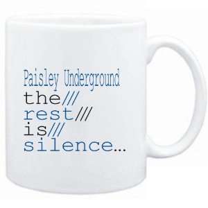  Mug White  Paisley Underground the rest is silence 