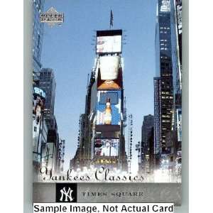2004 UD Yankees Classics #87 Times Square   New York City Attractions 