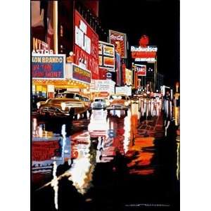  Broadway II by Alain Bertrand. Size 24 inches width by 32 