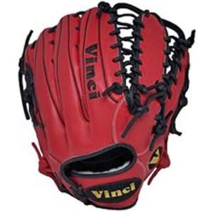  Vinci 12.75 Red Fielders Baseball Glove RED LEFT HAND 