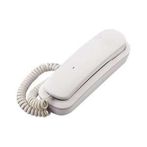   Telephone W/ No Ac Power Needed White Slimline Design Last Number