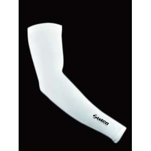  Zimco Super Roubaix Thermal Arm Warmers White Sports 