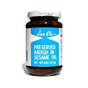  Preserved Radish in Sesame Oil 8 Oz 