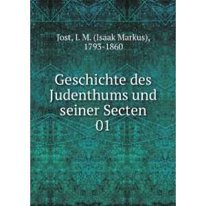   Secten. 01 I. M. (Isaak Markus), 1793 1860 Jost  Books