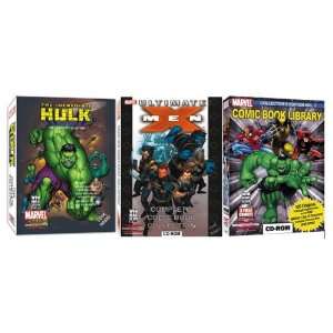 MARVEL Comics 3 Pack Bundle   Hulk, Ultimate X Men & Marvel ComicBook 