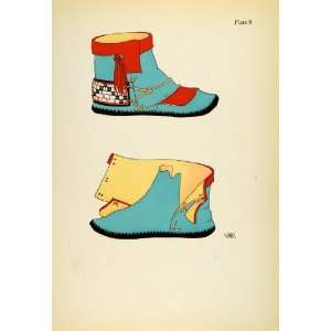   Dance Moccasin Footwear Shoes   Original Lithograph