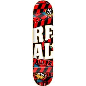  Real Aultz Warning Deck 8.18 Skateboard Decks Sports 