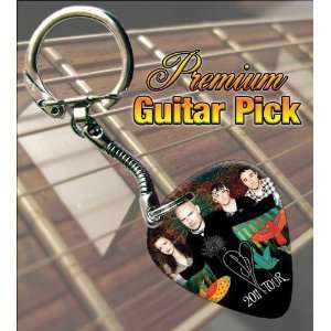  Smashing Pumpkins 2011 Tour Premium Guitar Pick Keyring 