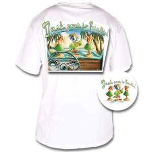  Caribbean Soul Dash Over To Paradise Tee Lg Beauty