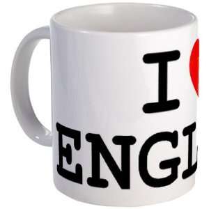  I Heart English Funny Mug by 