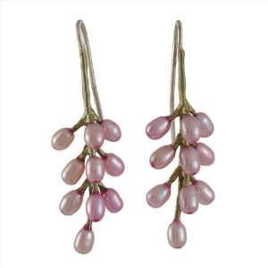  SILVER SEASONS  French Lavender Drop Earrings Jewelry