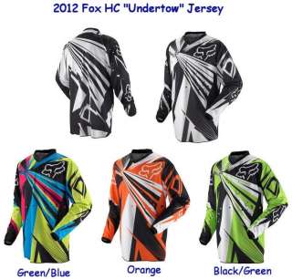 2012 Fox HC Hard Core Undertow L/S Jersey Bike MX Moto all sizes and 