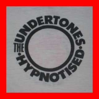 Vtg THE UNDERTONES 1980 T SHIRT ramones tour buzzcocks  
