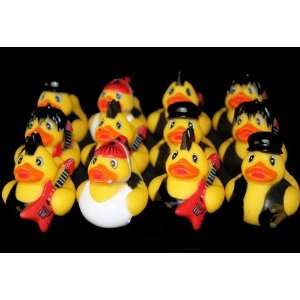  12 Pop Star Rubber Ducks Toys & Games