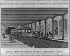 design station s broadway underground railway 1876  