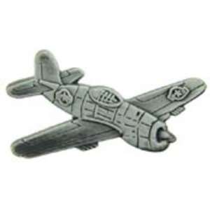  P 47 Thunderbolt Airplane Pin Pewter 1 1/2 Arts, Crafts 