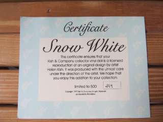 HELEN KISH SNOW WHITE 16 CHILDHOOD FAVORITES COLLECTION 1997 LMT.ED 