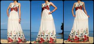 New Evening Party Beach Sundress Prom Formal Wedding Bridesmaid Maxi 
