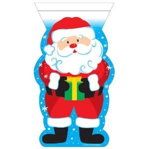  Christmas Cello Bags   Santa Zipper Closure Health 