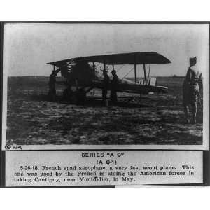  French sqad aeroplane,a very fast scout plane,Montdidier 