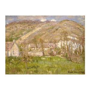 Hamlet On A Cliff Near Giverny by Claude Monet. size 34 