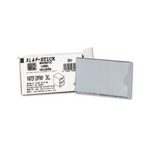  Slap Stick Magnetic Label Holders, Side Load, 4 1/4 x 2 1 