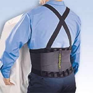  Safe T Lift LX Occupational Back Support, Medium Black 