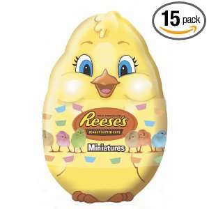 Reeses Easter Peanut Butter Cup Miniatures in Plastic Chick (Pack of 