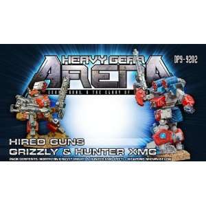  Heavy Gear Arena Hired Guns Grizzly & Hunter XMG Pack 