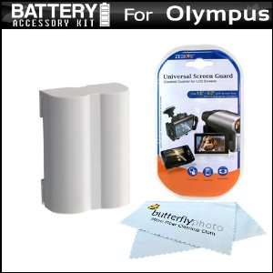 Battery Kit For Olympus E 5 Digital SLR Camera Includes Extended (1800 