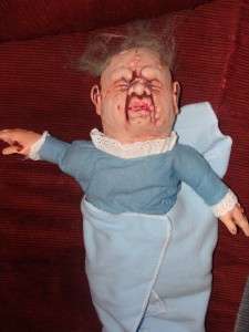 Deformed Baby Puppet type Baby Doll Demon ugly  