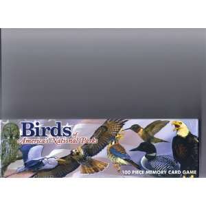 Birds of Americas National Parks 100 Piece Memory Card Game