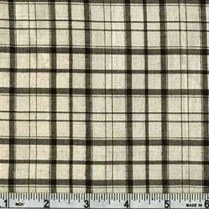  58 Wide Yarn dyed Shirting Neroli Black/White Fabric By 