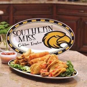  Memory Company Southern Miss Golden Eagles Ceramic Platter 