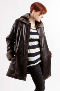   leather swing coat style uf 82lf original price $ 680 00 now