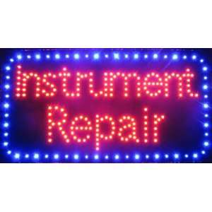  Instrument Repair with Blinking Blue Border  Large 24 x 