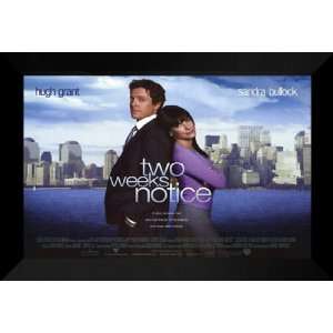  Two Weeks Notice 27x40 FRAMED Movie Poster   Style C