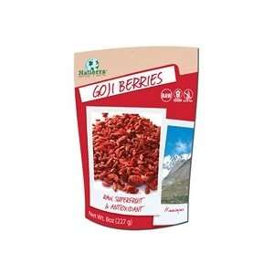 Natierra Raw Goji Berries (12x8 oz)  Grocery & Gourmet 