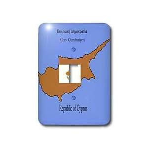 777images Flags and Maps   The map and flag of Cyprus with Republic of 