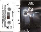 Axe Offering Cassette Tape 1982 Atlantic Atco CS 38 148 Ex Babyface 