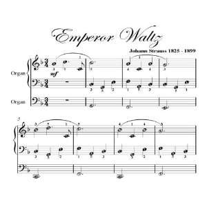    Emperor Waltz Strauss Easy Organ Sheet Music Johann Strauss Books