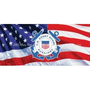   Graphic   30x65 U.S. Coast Guard Auxiliary Patio, Lawn & Garden