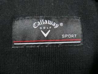 NEW Callaway Golf Sport Cotton Polo Argyle Sweater L  