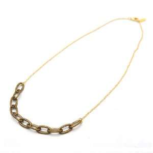 [Aznavour] Lovely & Cute Cell Chain Necklace / Gold 