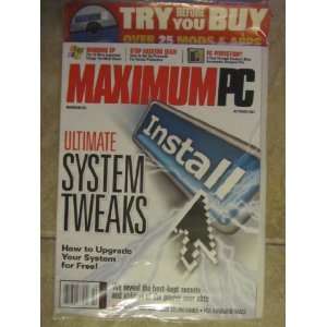  Maximum PC October 2001 Issue Maximum PC Books